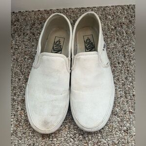 Vans Womens 8 Plain White‎ Vans Shoes